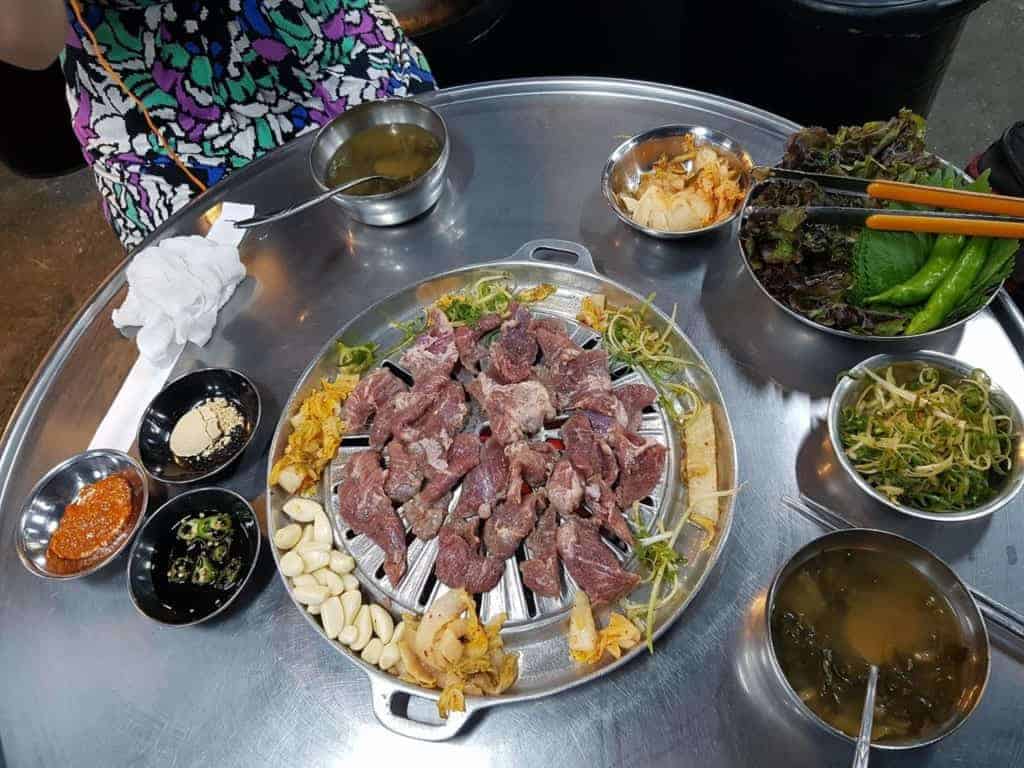 Korean BBQ at Mapo Jeong Daepo