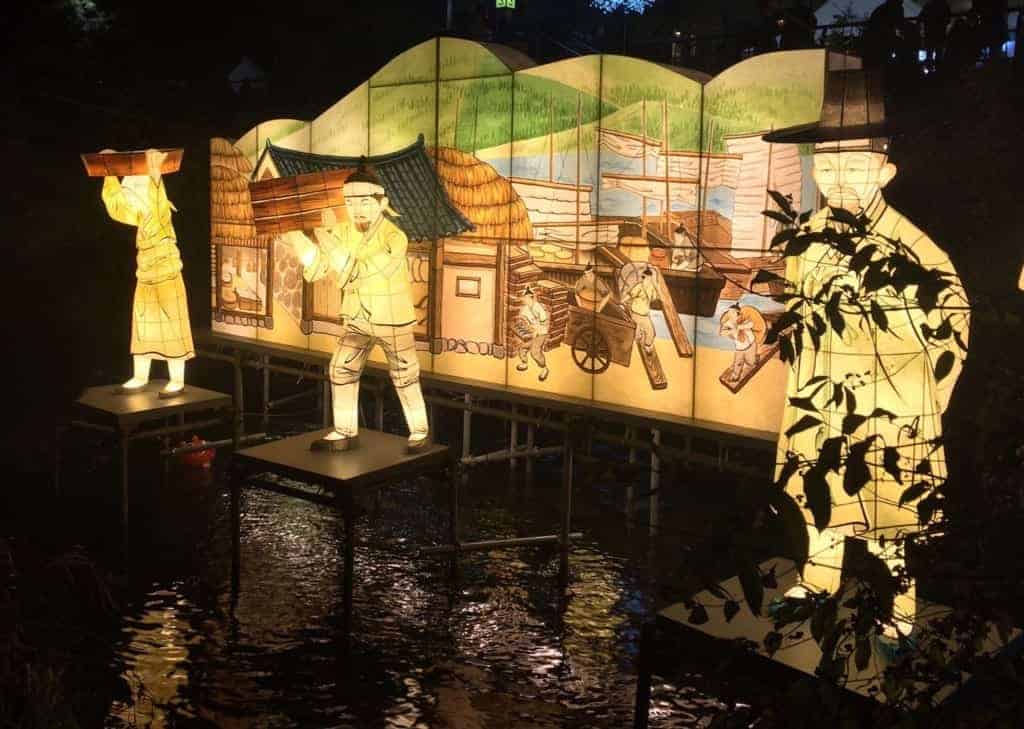 Seoul Lantern Festival: Depictions of life in Korea centuries ago