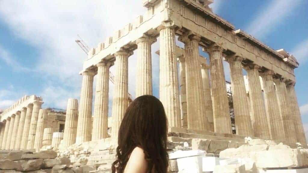 Visiting the Acropolis, Athens