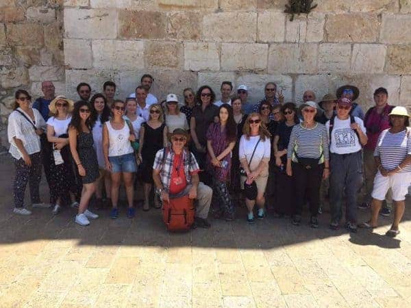 Taking a walking tour of Jerusalem, Israel