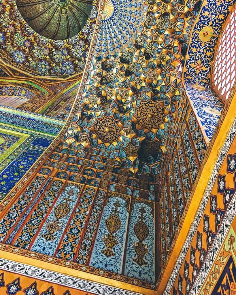 Admire the intricate decors of the Registan's madrassas 