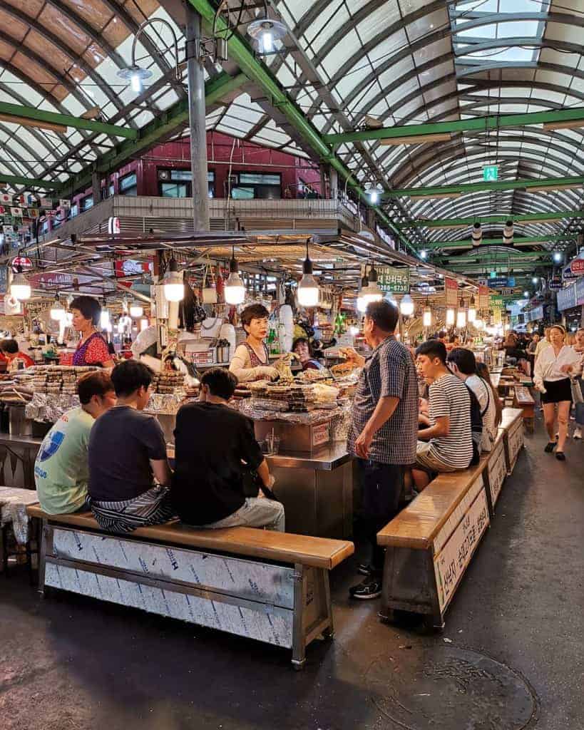 Korean street food: Gwangjang Market