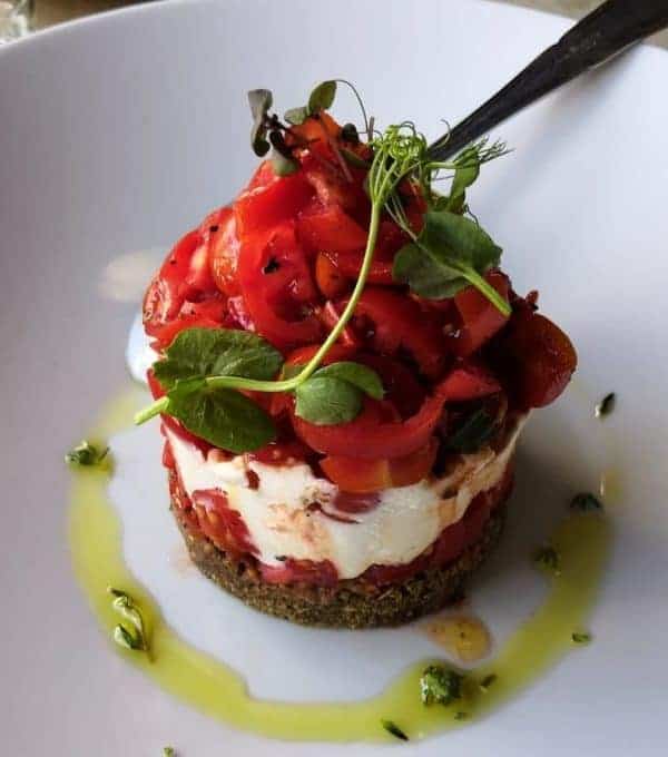 The Best Restaurants in Thessaloniki: A Cretan salad, presented like a cake - Charoupi,