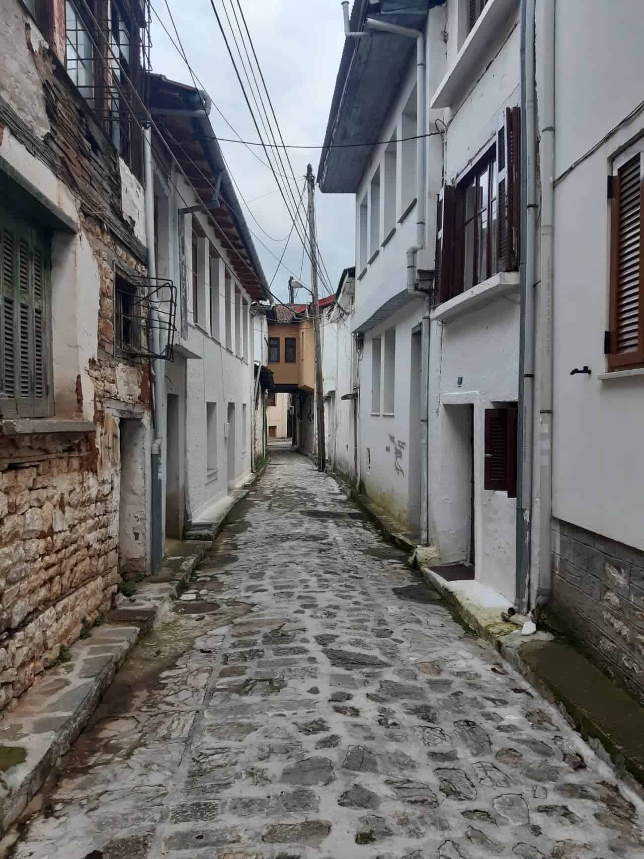 Narrow cobbled streets of Ioannina