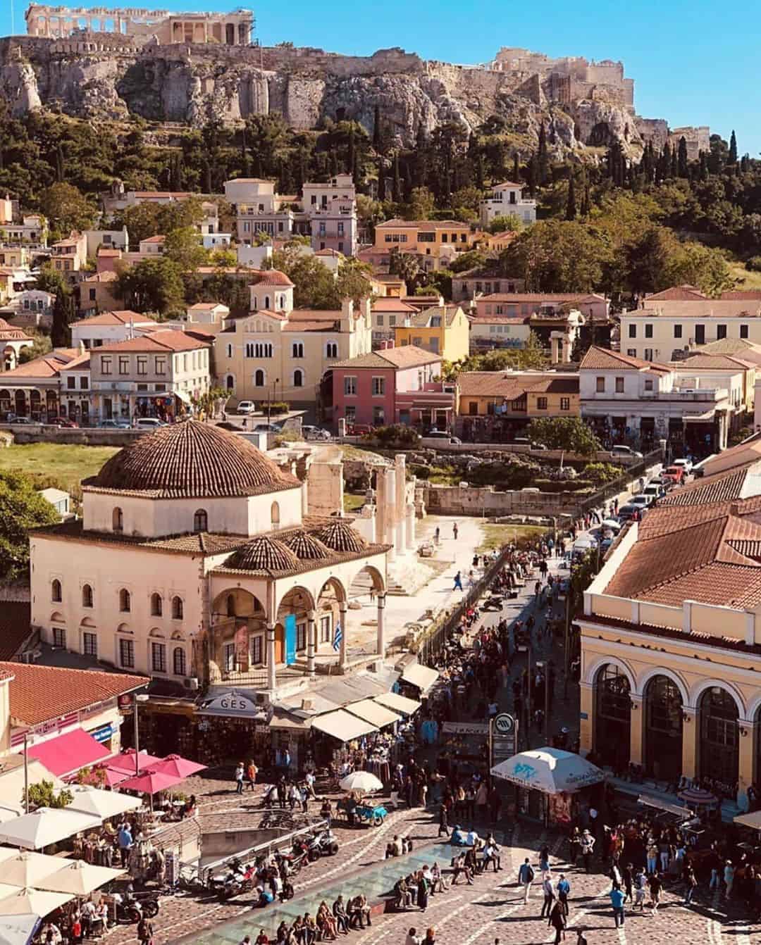 Visiting A for Athens in Monastiraki places you at the heart of the Greek capital