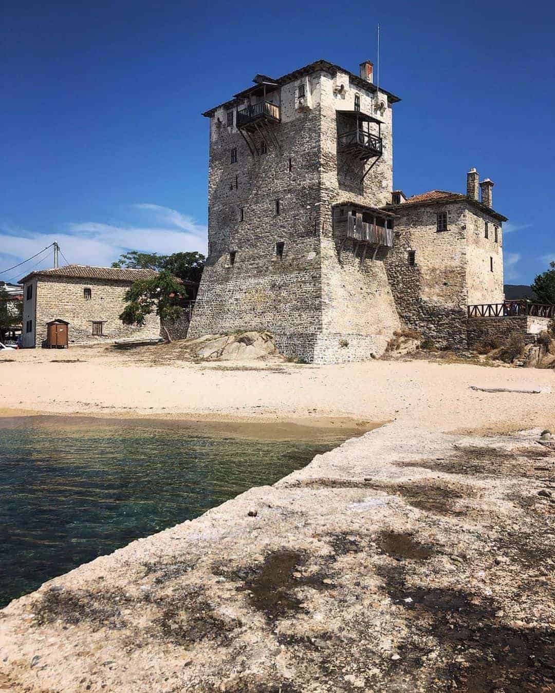 Landmarks in Greece: Ouranoupoli, Mount Athos