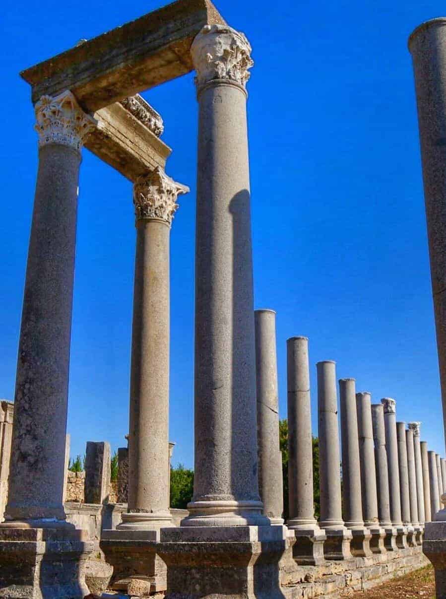 The ruins of Perge