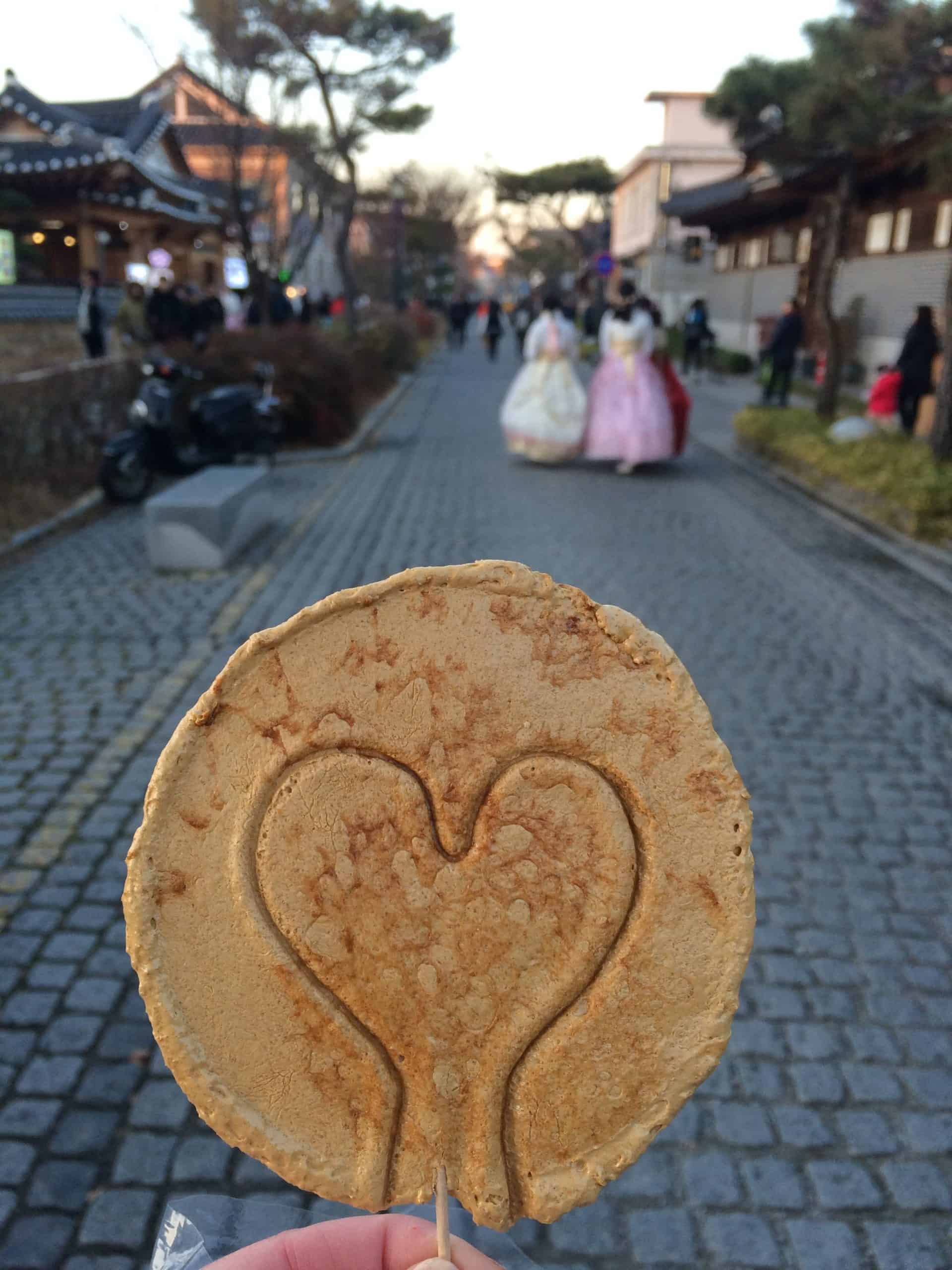 Korean street food: Bhopki sugar lollies