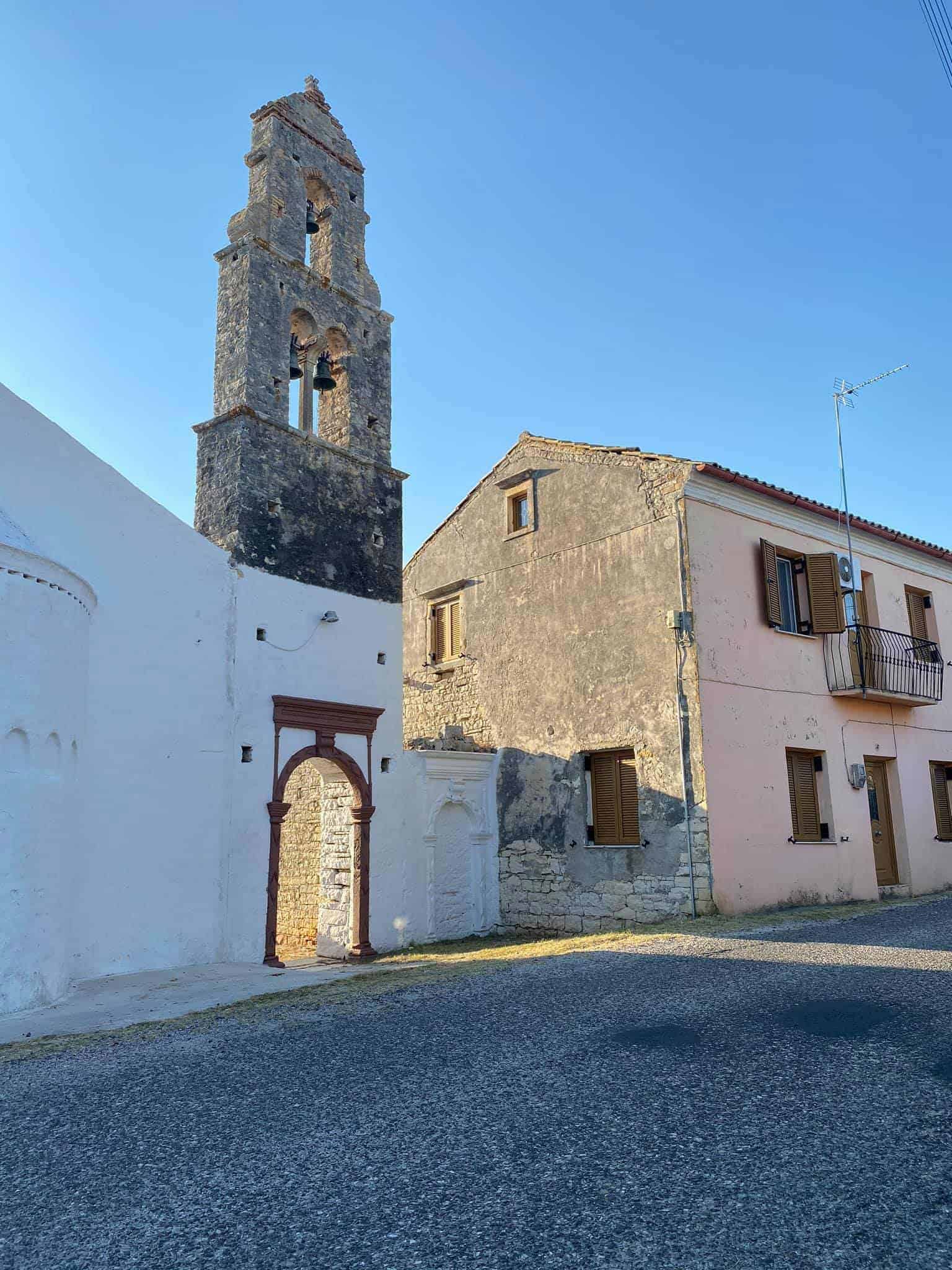 The quaint villages of central Paxos, Greece