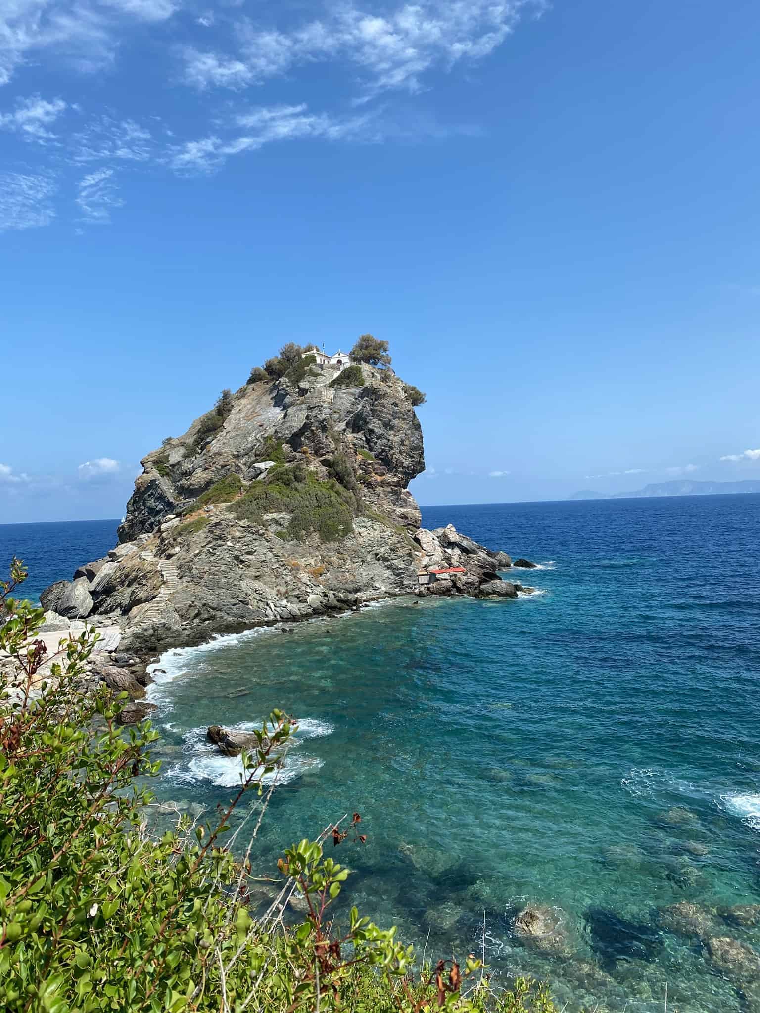 Where was Mamma Mia filmed? The church of Agios Ioannis Kastri