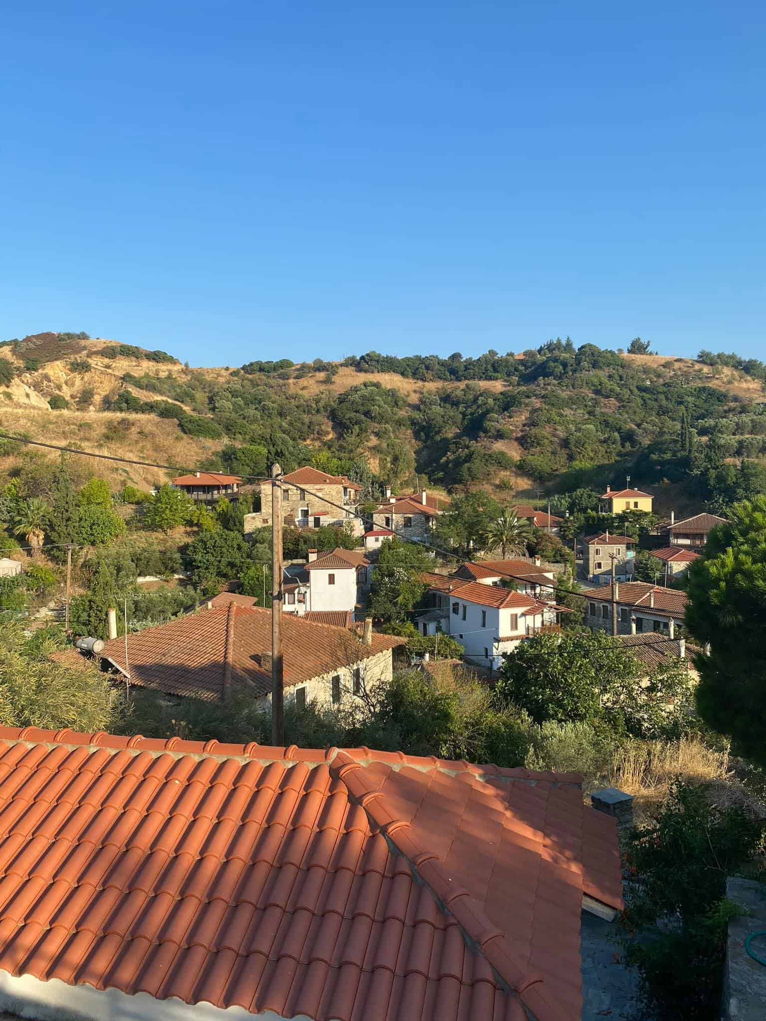 Viewpoint from Agios Nikitas courtyard