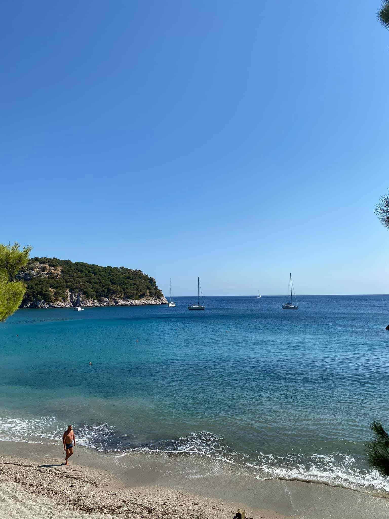 Best Greek islands for beaches: Stafylos, Skopelos