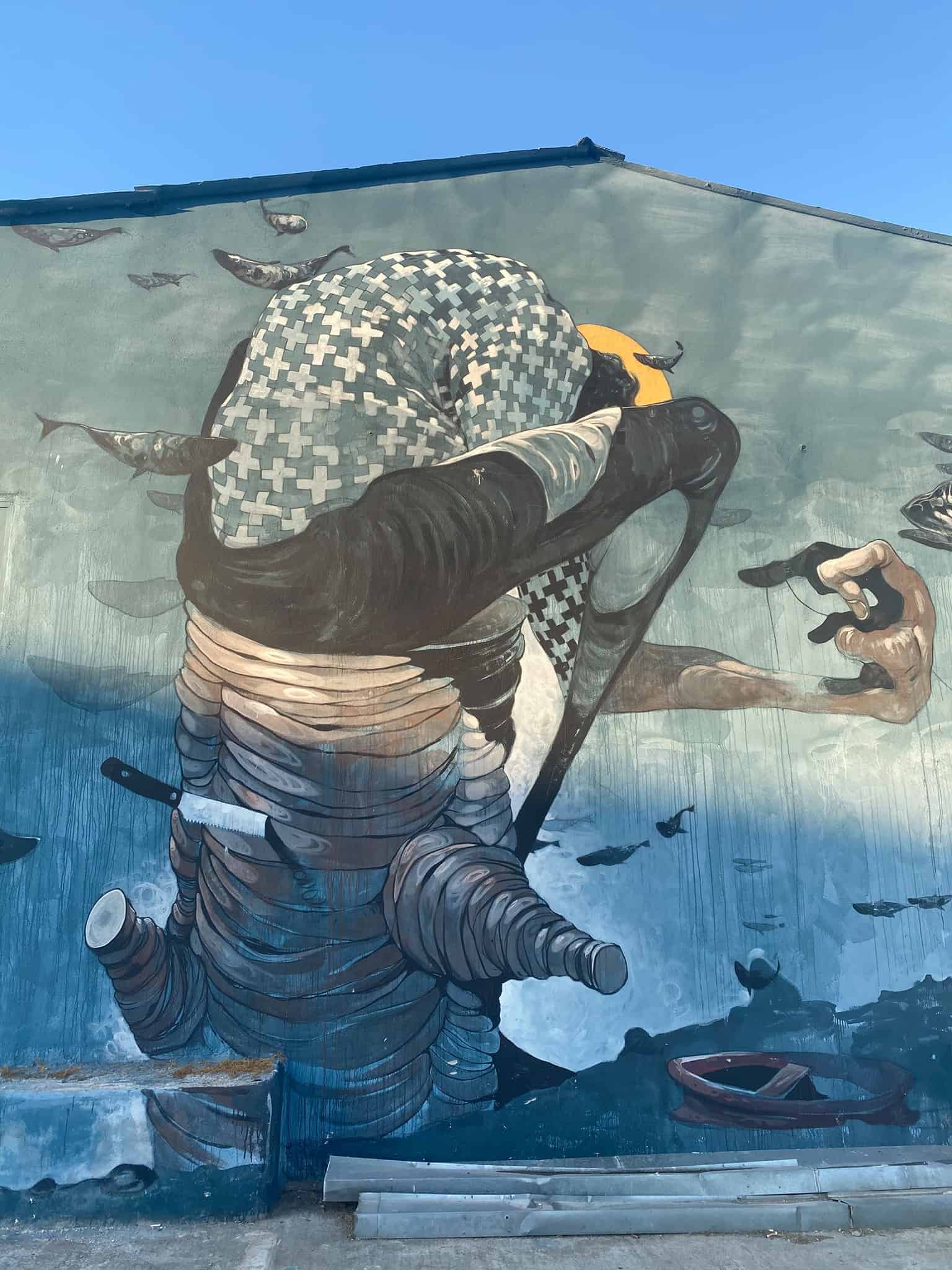 Street art close to the port area