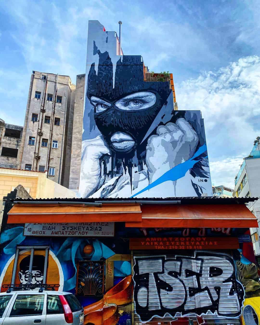 Psiri Athens boasts some of the best street art in Greece