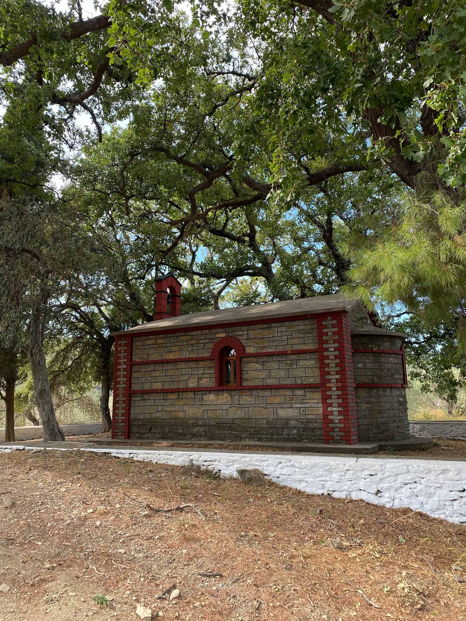 "Historic wayside shrine" - Mysterious woodland church, Skopelos