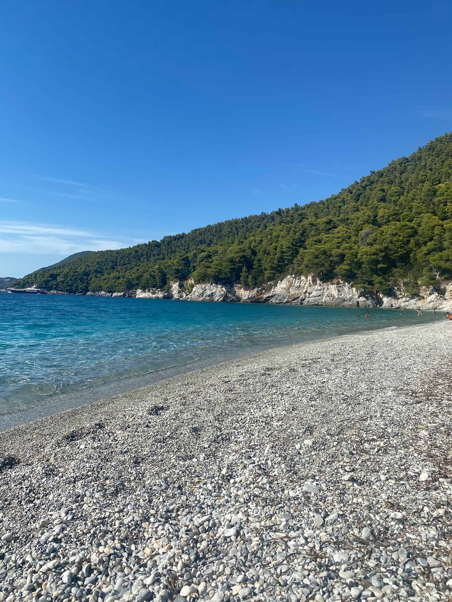 Where was Mamma Mia filmed? Kastani Beach, Skopelos