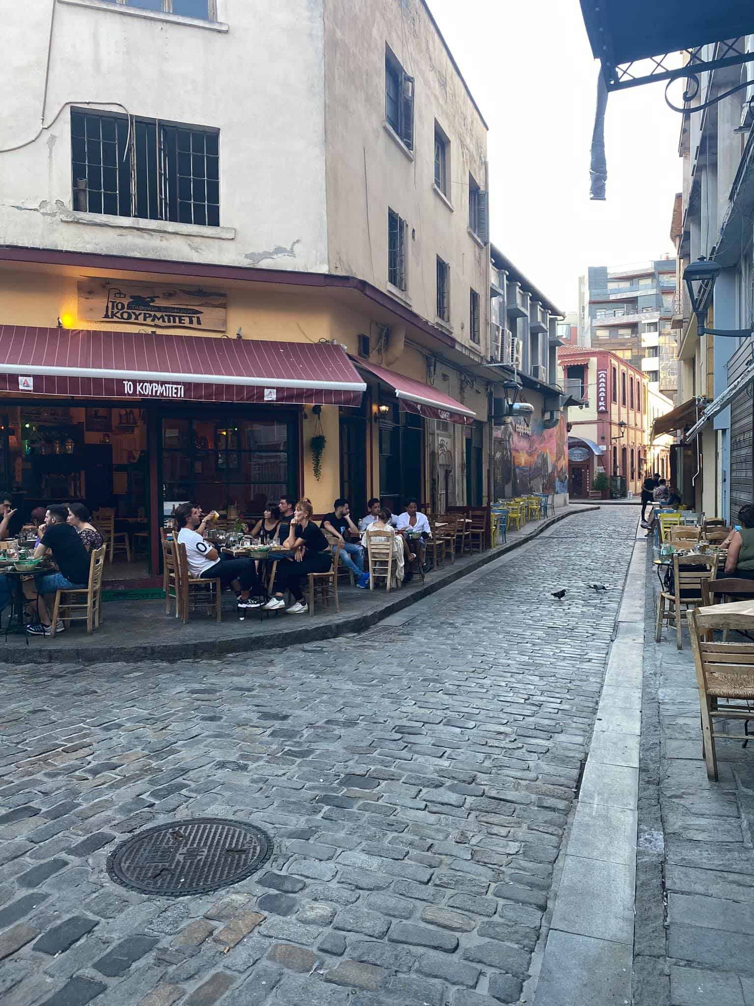 Cobbled streets of old Ladadika