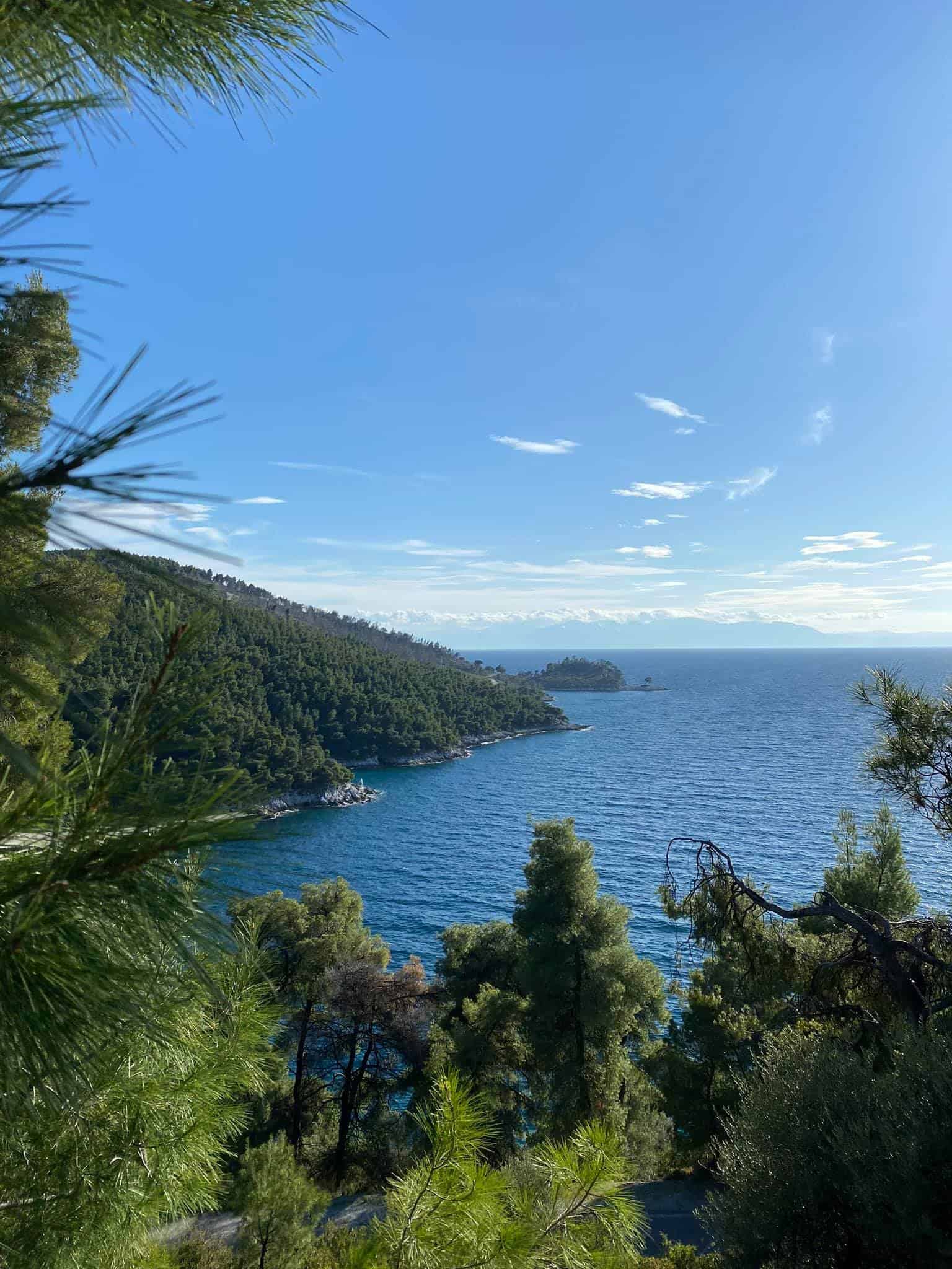 The coastal trail from Agnontas to Limnonari