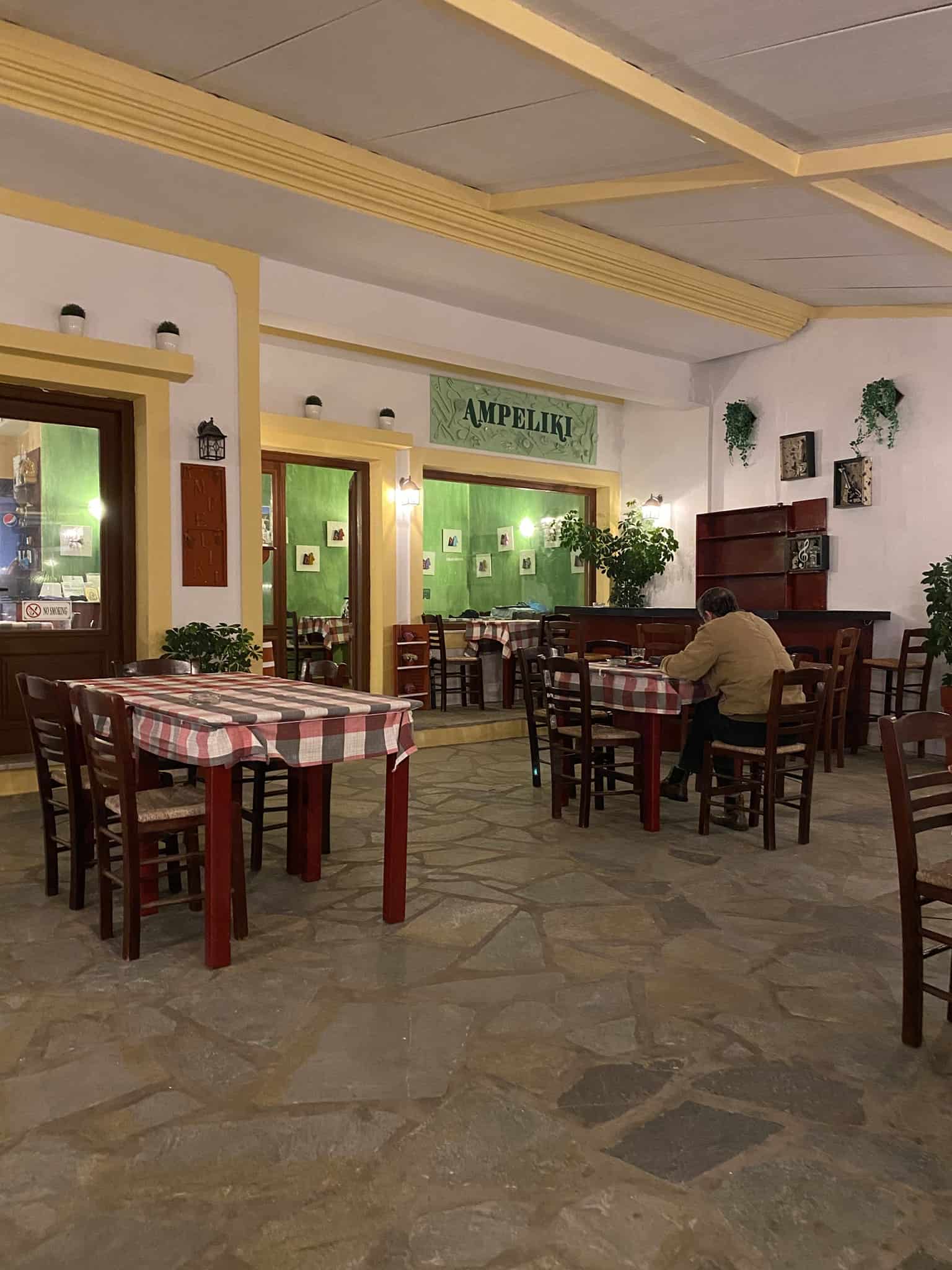 Skopelos town: Ampeliki restaurant