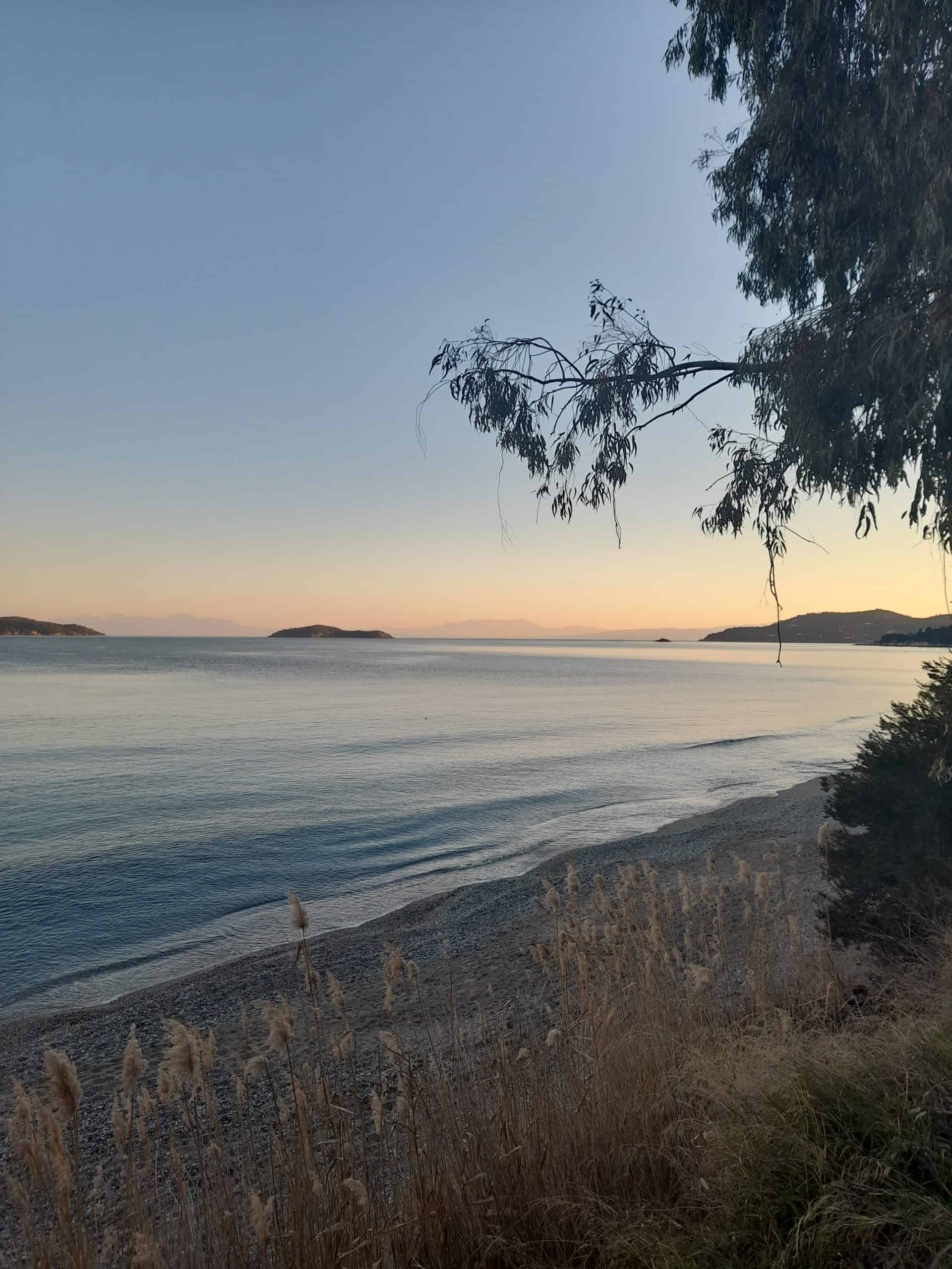 View from Megali Ammos beach