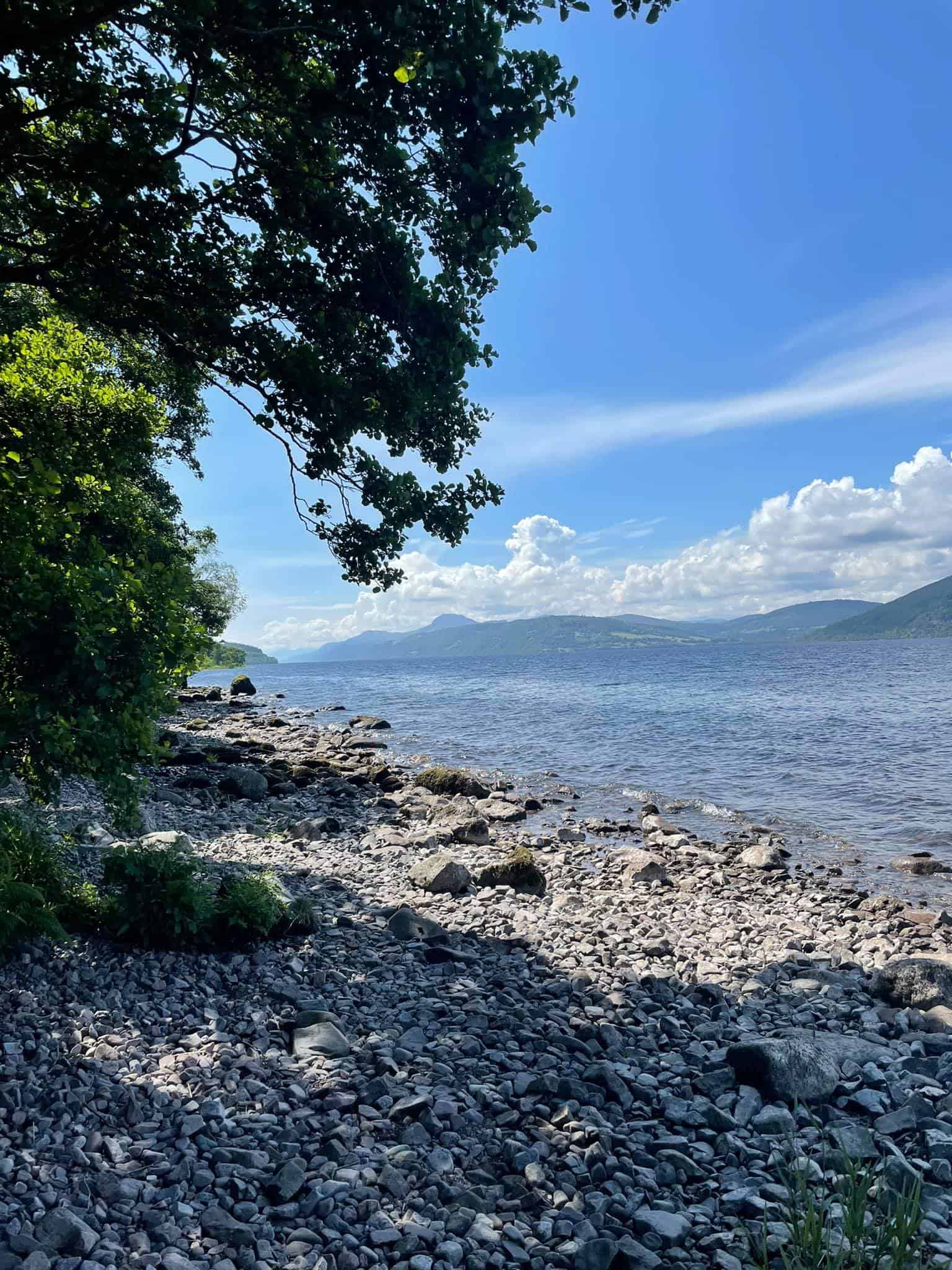 Eastern banks of Loch Ness, Scotland