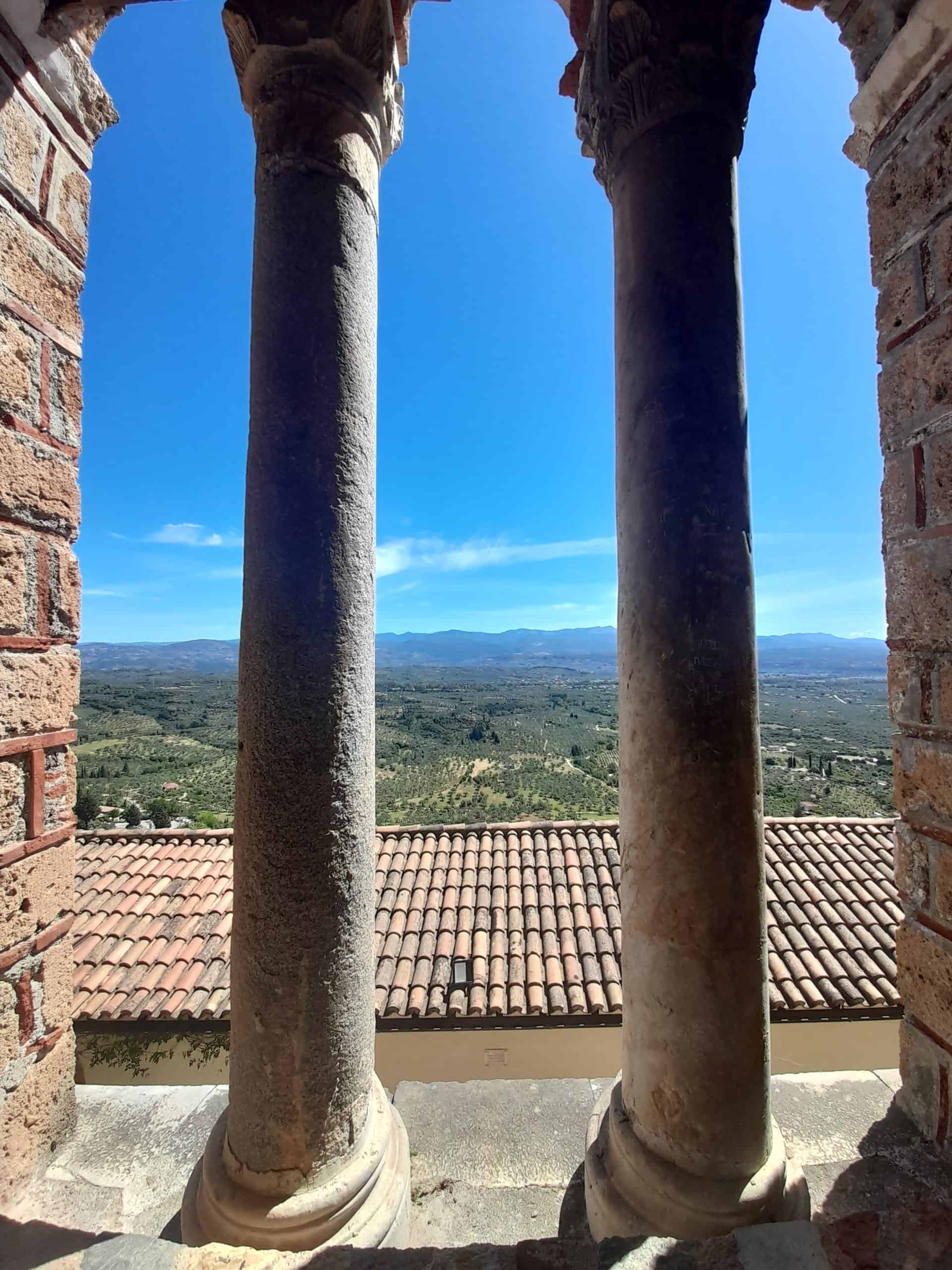 View from Pantanassa Monastery, Mystras, Greece