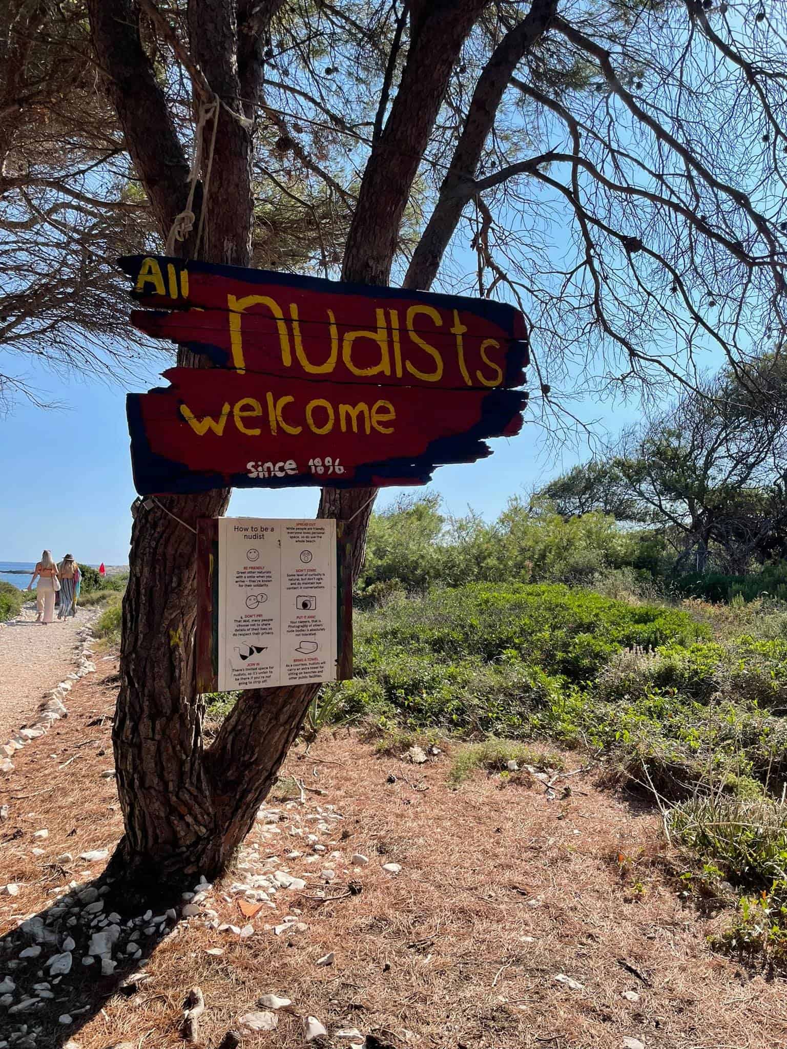 Jerolim is one of the best places for naturists in all of Croatia