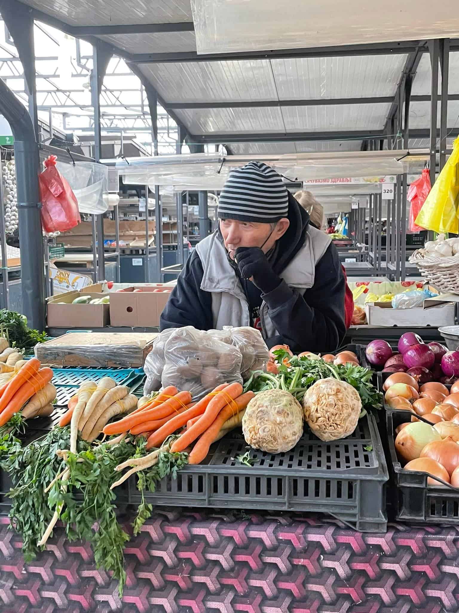 The Kalenic Green Market is a good place to buy rakija drink in Belgrade