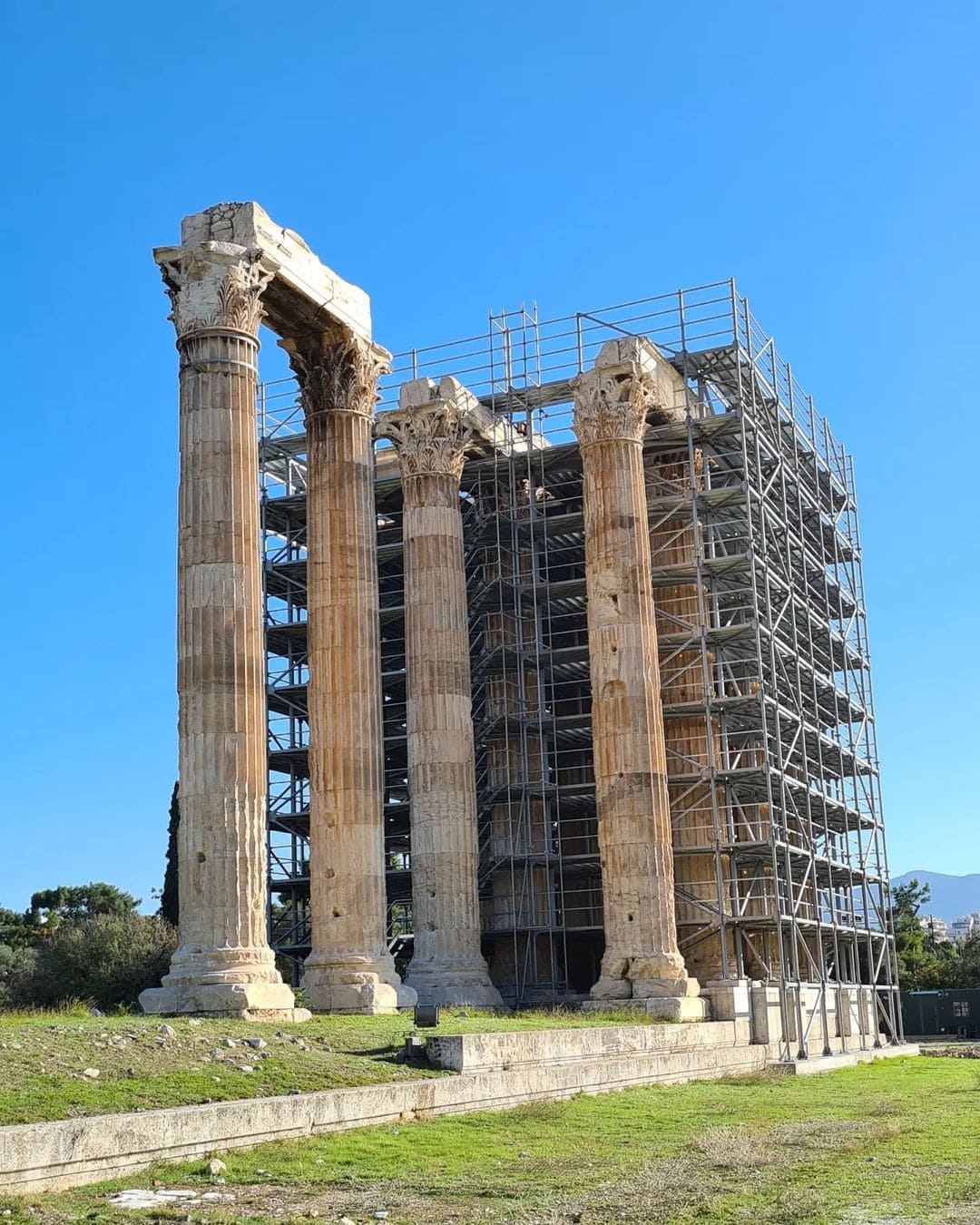 The Temple of Athena in Athens, Greece