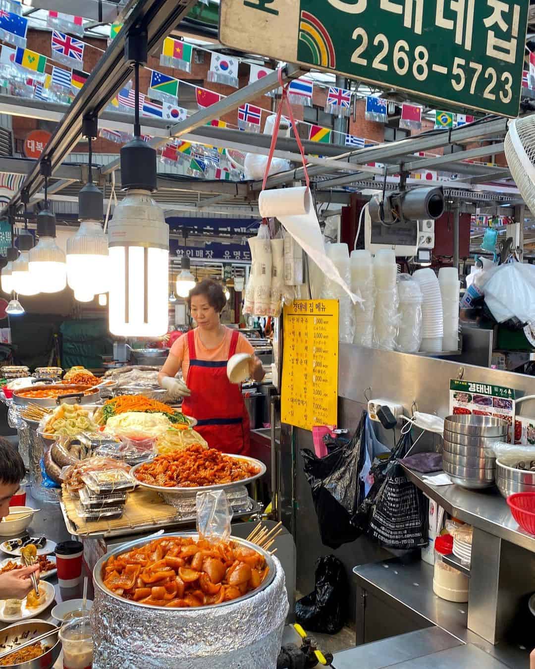 Gwangjang market Seoul