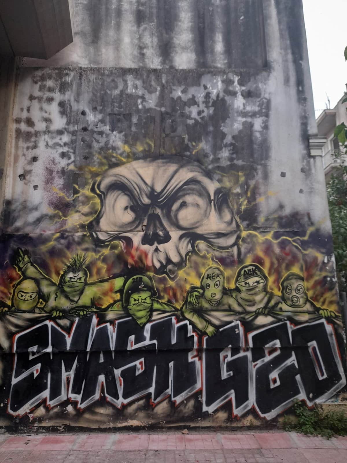 Art mural in Athens