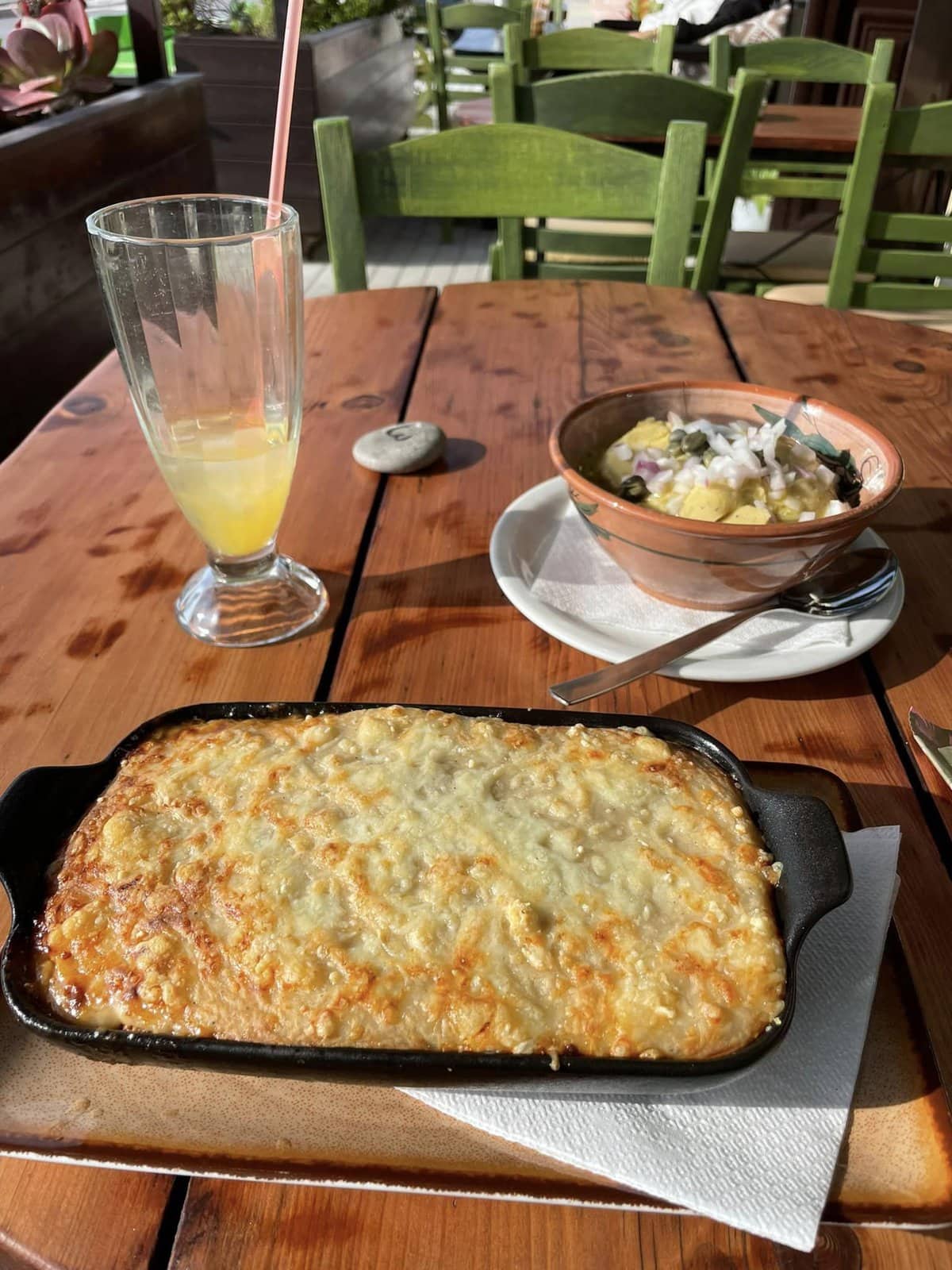 The national dish of Greece is moussaka