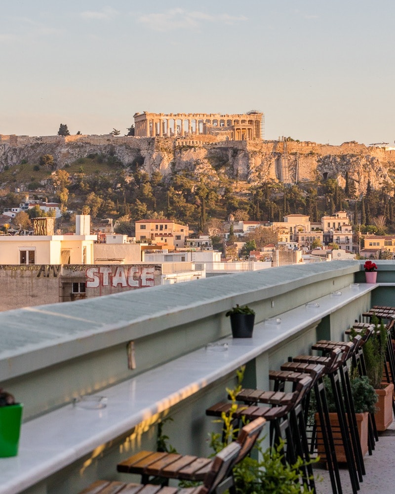 Rooftop bars in Athens