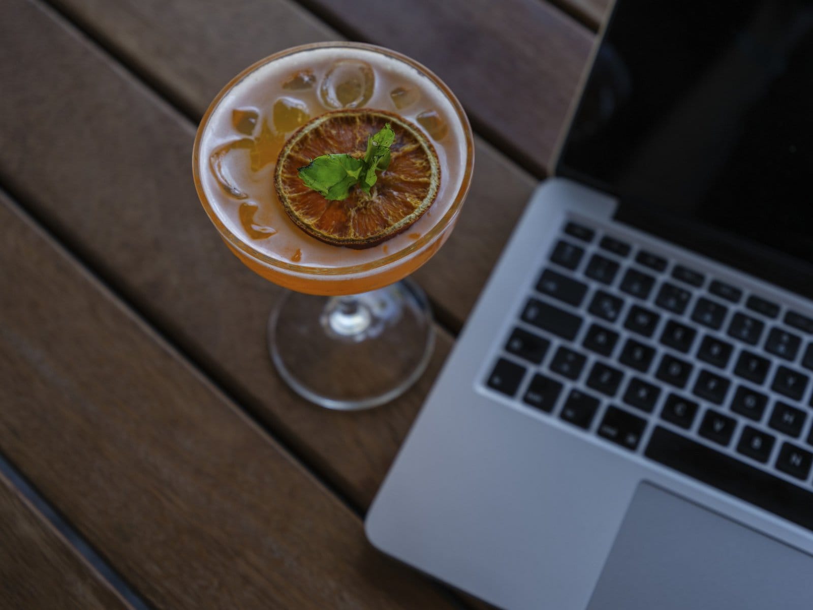 A close up shot of a cocktail drink