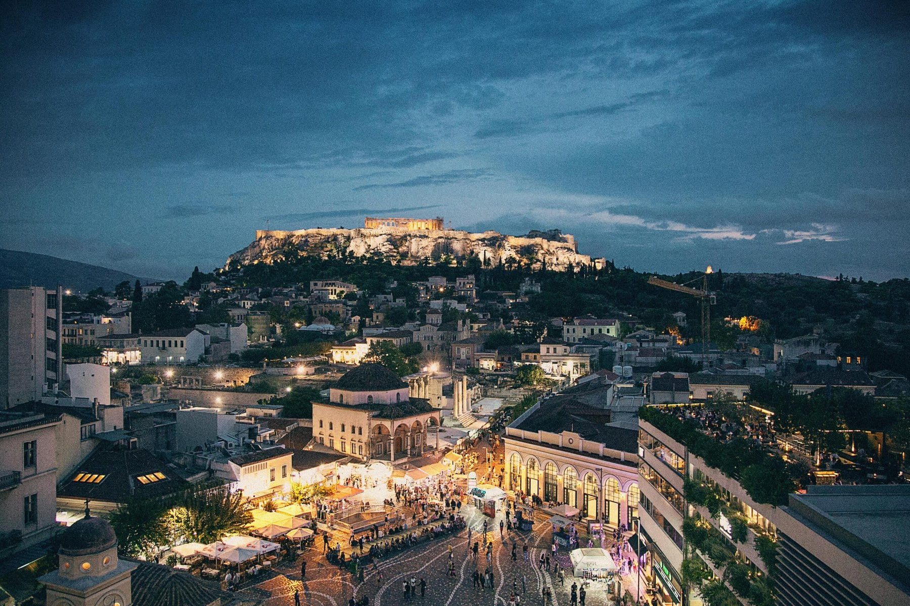 Evenings in Greece will give you opportunities to dress up