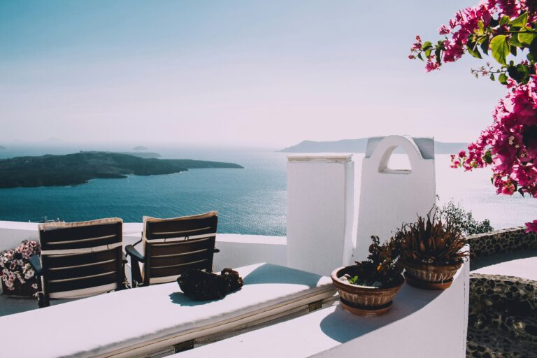 beautiful view of greece